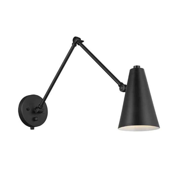 Kichler 52486 Sylvia 1-lt 6" Wall Sconce-Black