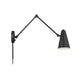 Kichler 52486 Sylvia 1-lt 6" Wall Sconce-Black