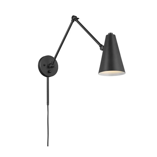 Kichler 52486 Sylvia 1-lt 6" Wall Sconce - Black