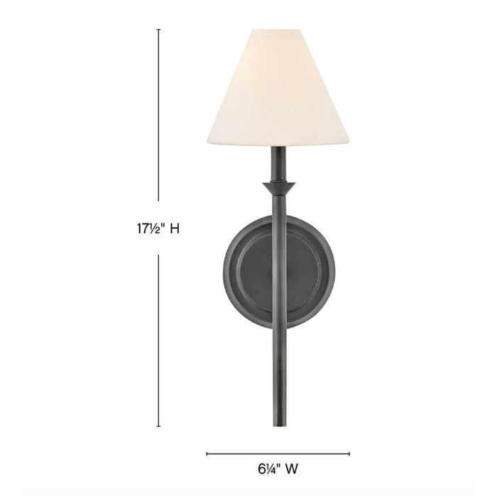 Hinkley 52490 Greta 1-lt 18" Tall LED Wall Sconce