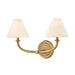 Hinkley 52492 Greta 2-lt 18" LED Vanity