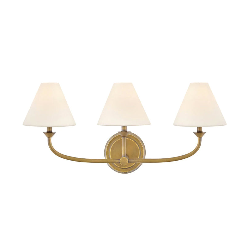 Hinkley 52493 Greta 3-lt 24" LED Vanity-Heritage Brass