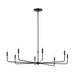 Kichler 52521 Pallas 8-lt 52" Chandelier-Black