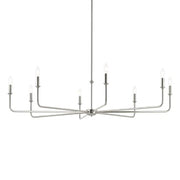 Kichler 52521 Pallas 8-lt 52" Chandelier-Polished Nickel