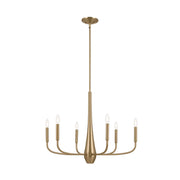Kichler 52525 Deela 6-lt 28" Chandelier-Champagne Bronze