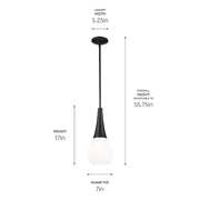 Kichler 52529 Deela 1-lt 7" Pendant