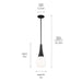 Kichler 52529 Deela 1-lt 7" Pendant