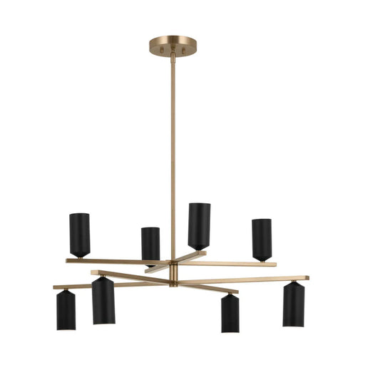 Kichler 52532 Gala 8-lt 36" Chandelier-Champagne Bronze with Black