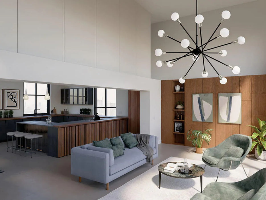 Kichler 52537 Armstrong 16-lt 63" Chandelier