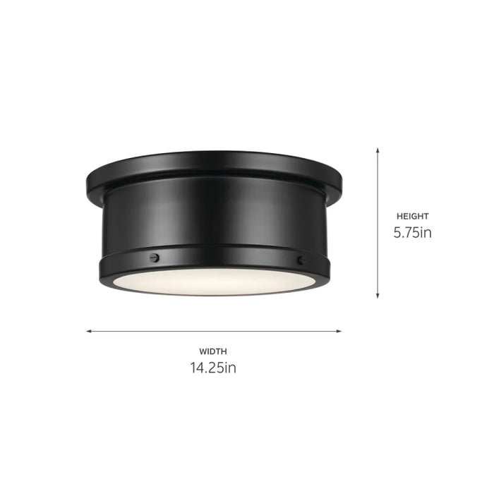 Kichler 52540 Serca 2-lt 14" Flush Mount