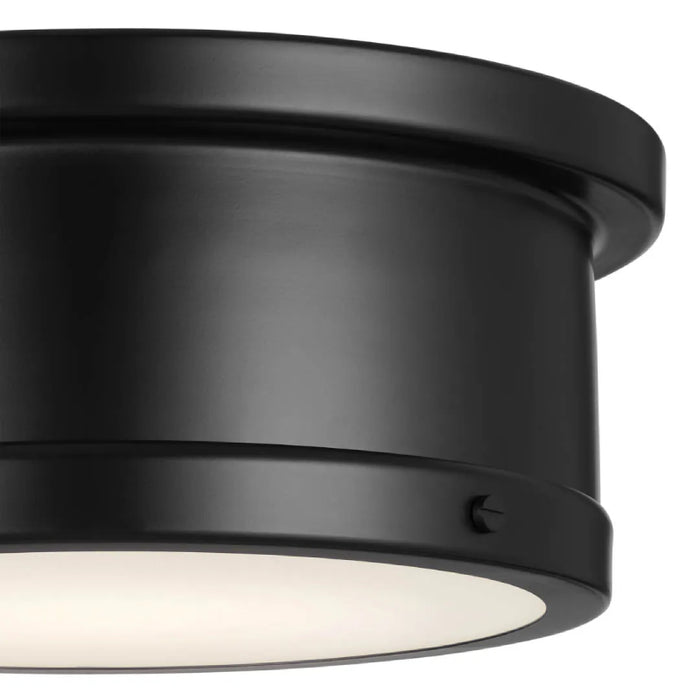 Kichler 52540 Serca 2-lt 14" Flush Mount-Black