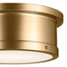 Kichler 52540 Serca 2-lt 14" Flush Mount-Brushed Natural Brass