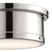 Kichler 52540 Serca 2-lt 14" Flush Mount-Polished Nickel