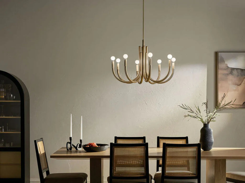 Kichler 52550 Odensa 8-lt 29" Chandelier