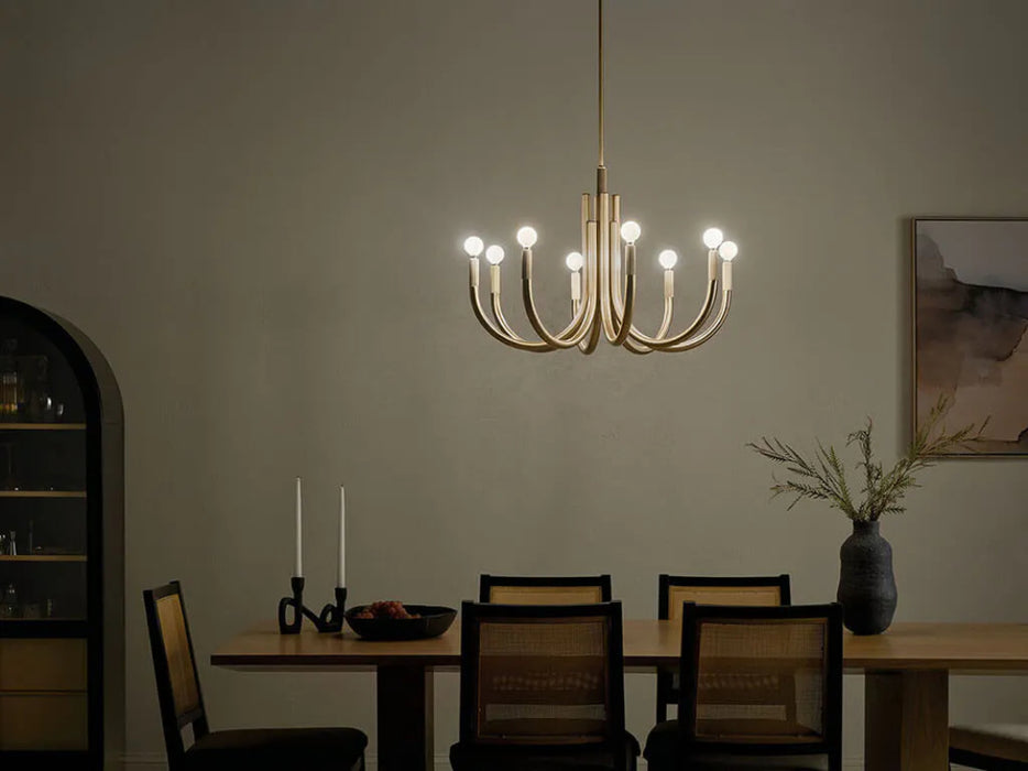 Kichler 52550 Odensa 8-lt 29" Chandelier