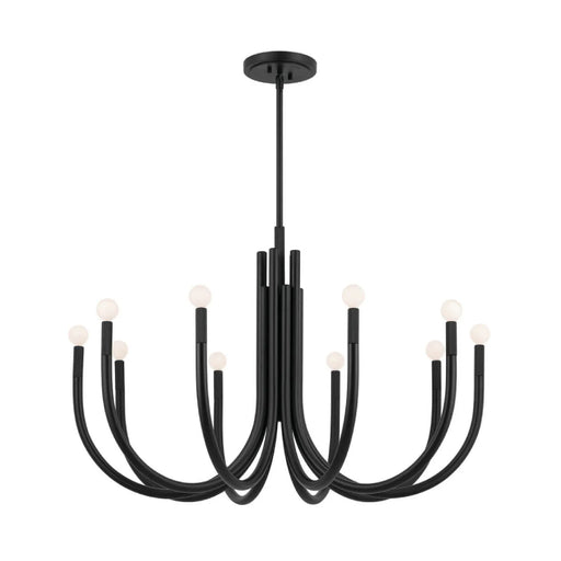 Kichler 52551 Odensa 10-lt 40" Chandelier-Black