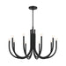 Kichler 52551 Odensa 10-lt 40" Chandelier-Black