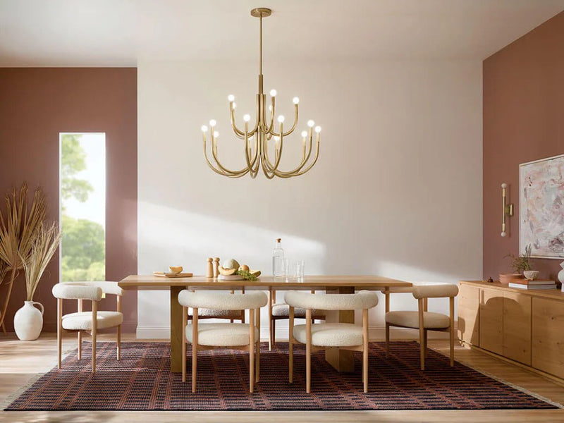 Kichler 52552 Odensa 15-lt 40" Chandelier