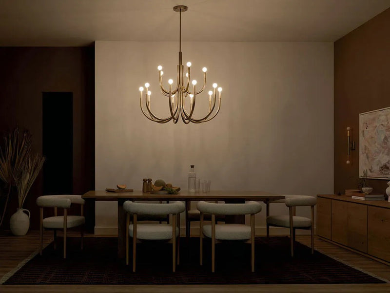 Kichler 52552 Odensa 15-lt 40" Chandelier