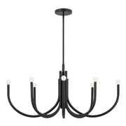 Kichler 52553 Odensa 8-lt 46" Chandelier-Black