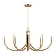 Kichler 52553 Odensa 8-lt 46" Chandelier-Champagne Bronze