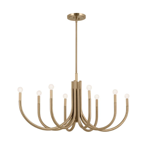 Kichler 52553 Odensa 8-lt 46" Chandelier-Champagne Bronze