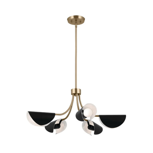 Kichler 52558 Arcus 5-lt 28" Chandelier-Champagne Bronze with Black