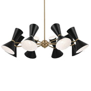 Kichler 52567 Phix 16-lt 49" Chandelier-Champagne Bronze with Black