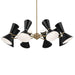Kichler 52567 Phix 16-lt 49" Chandelier-Champagne Bronze with Black