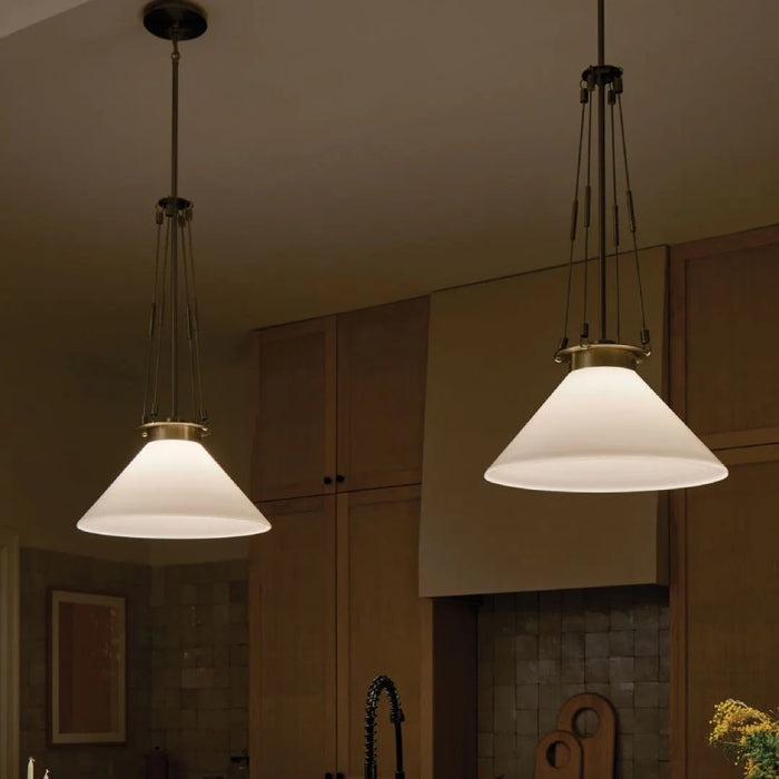 Kichler 52581 Albers 1-lt 18" Pendant