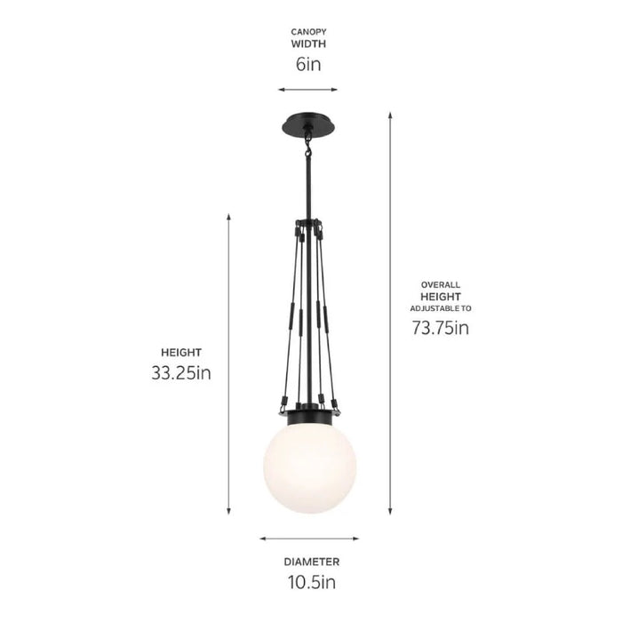 Kichler 52582 Albers 1-lt 11" Pendant