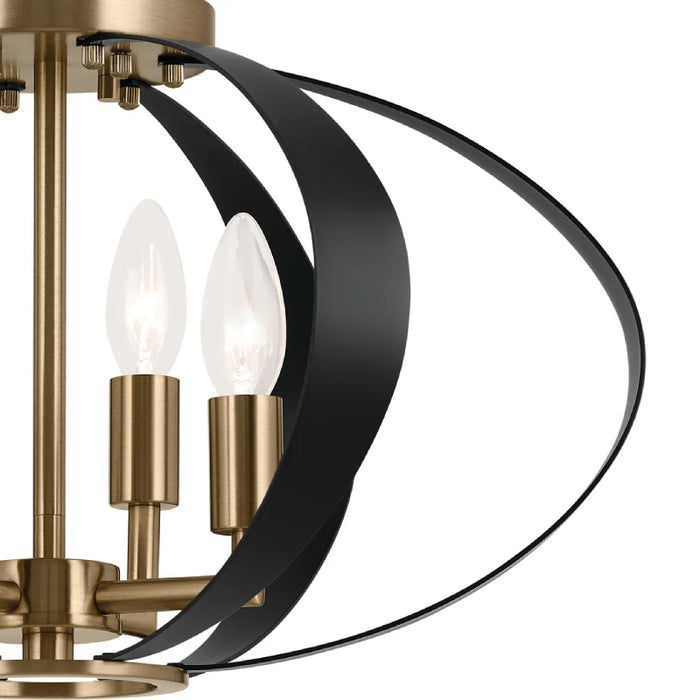Kichler 52588 Cecil 4-lt 18" Flush Mount