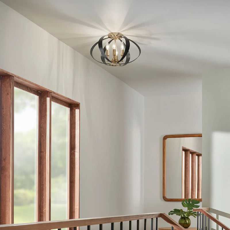 Kichler 52588 Cecil 4-lt 18" Flush Mount