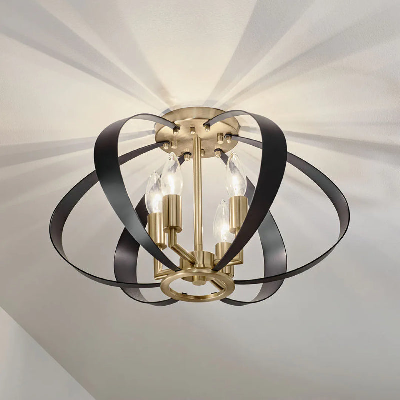 Kichler 52588 Cecil 4-lt 18" Flush Mount