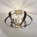 Kichler 52588 Cecil 4-lt 18" Flush Mount