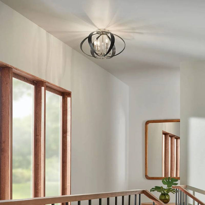 Kichler 52588 Cecil 4-lt 18" Flush Mount