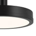 Kichler 52589 Riu 1-lt 14" LED Semi Flush-Black