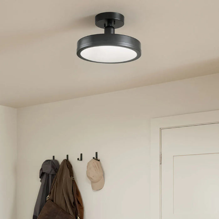 Kichler 52589 Riu 1-lt 14" LED Semi Flush
