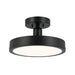 Kichler 52589 Riu 1-lt 14" LED Semi Flush-Black