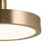 Kichler 52589 Riu 1-lt 14" LED Semi Flush-Champagne Bronze