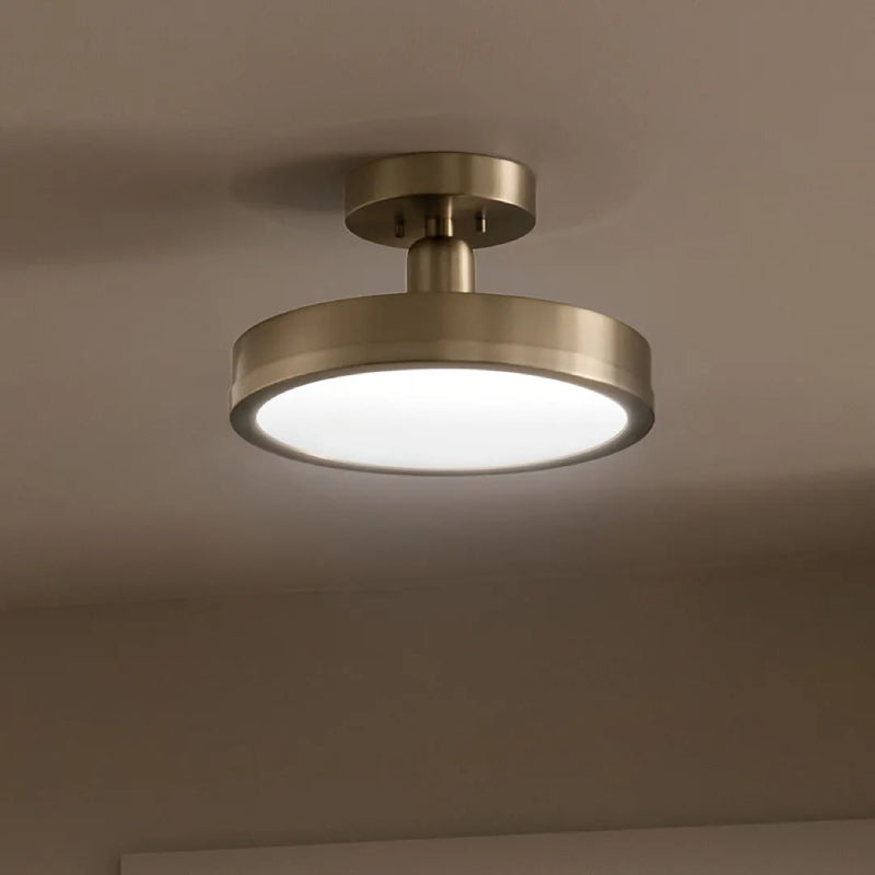 Kichler 52589 Riu 1-lt 14" LED Semi Flush