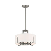 Kichler 52591 Malen 4-lt 16" Flush Mount-Classic Pewter