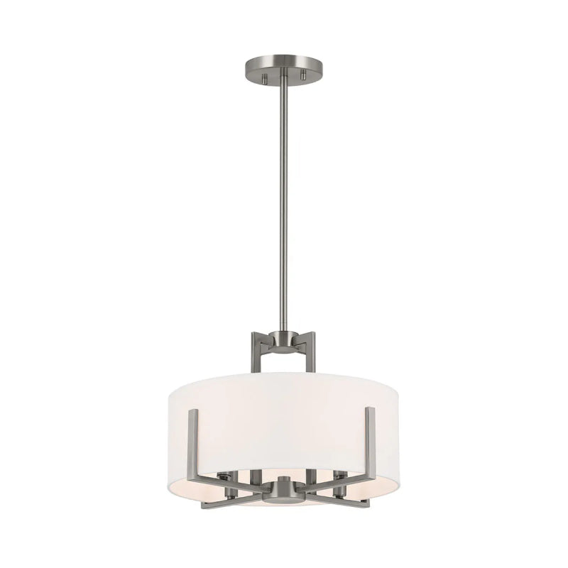 Kichler 52591 Malen 4-lt 16" Flush Mount-Classic Pewter