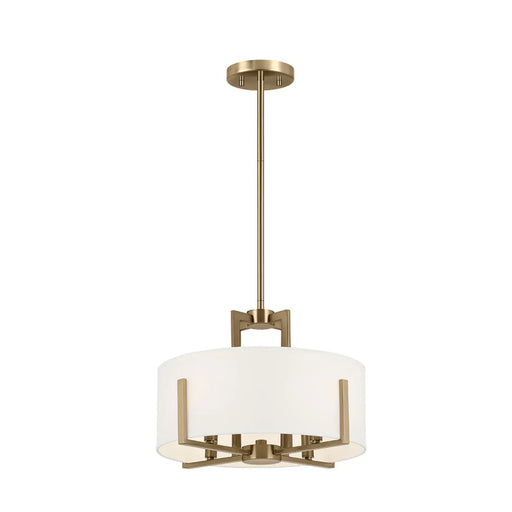 Kichler 52591 Malen 4-lt 16" Flush Mount-Champagne Bronze