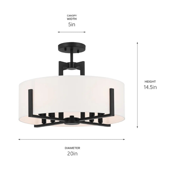 Kichler 52592 Malen 8-lt 20" Pendant
