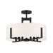 Kichler 52592 Malen 8-lt 20" Pendant-Black