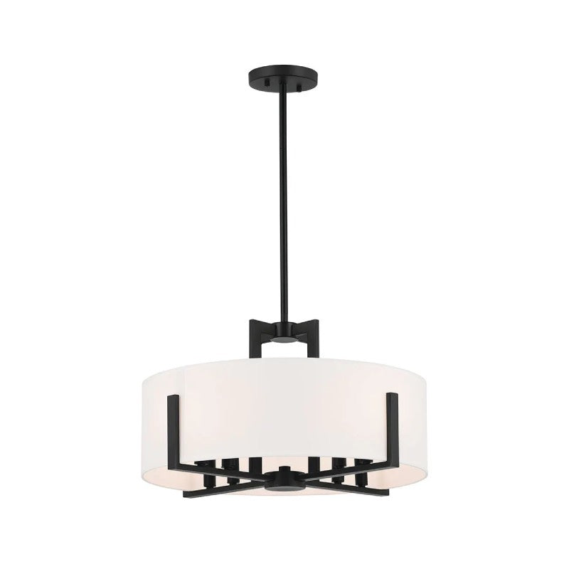 Kichler 52592 Malen 8-lt 20" Pendant-Black