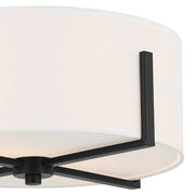 Kichler 52593 Malen 2-lt 16" Flush Mount-Black