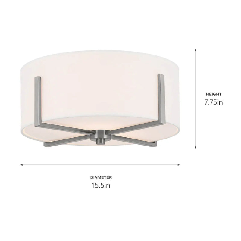 Kichler 52593 Malen 2-lt 16" Flush Mount