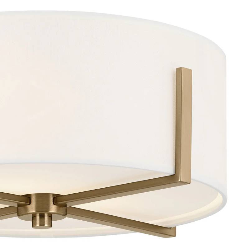 Kichler 52593 Malen 2-lt 16" Flush Mount-Champagne Bronze